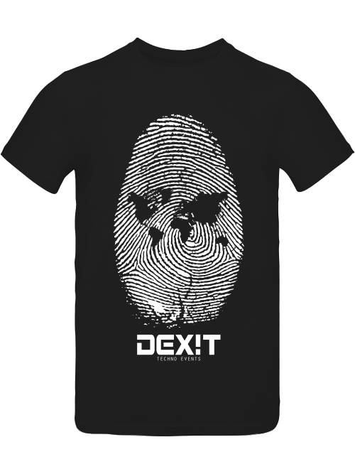 HERREN - DEXIT Fingerprint T-Shirt | Druck vorne