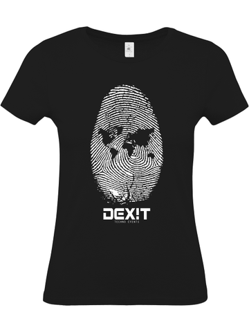 DAMEN - DEXIT Fingerprint T-Shirt | Druck vorne