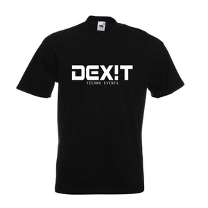 HERREN - DEXIT T-Shirt schwarz | Druck vorne